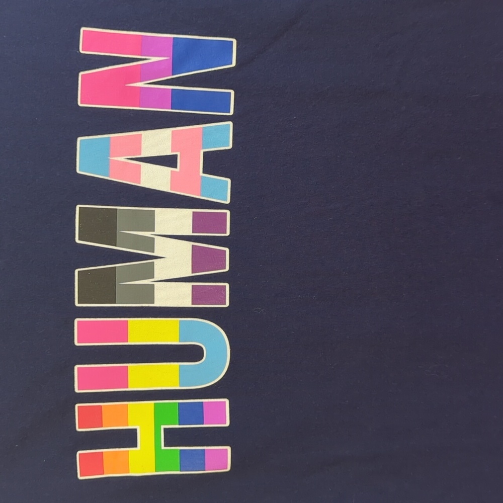 HUMAN T-Shirt Junior Large Gay‎ Pride, Pansexual, Asexual, Transgender, Bisexual - Picture 2 of 9